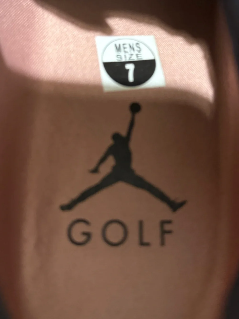 Nike Air Jordan 1 Low Golf Rust Pink Men’s Sz 7